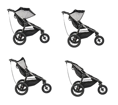 Baby Jogger Summit X3 justerbar kaleche