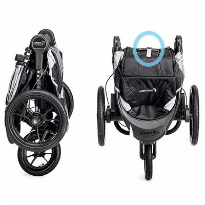 Baby Jogger Summit X3 hurtig at klappe sammen