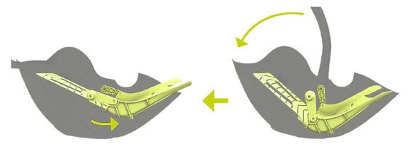 Kiddy Evoluna i-Size 2 liggende position