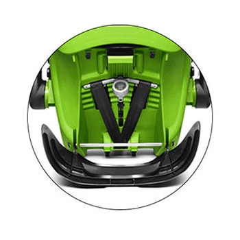 Kiddy Evoluna i-Size 2 justeringsmuligheder