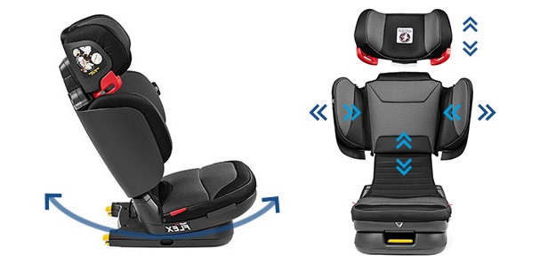 Viaggio Flex Peg Perego regulering