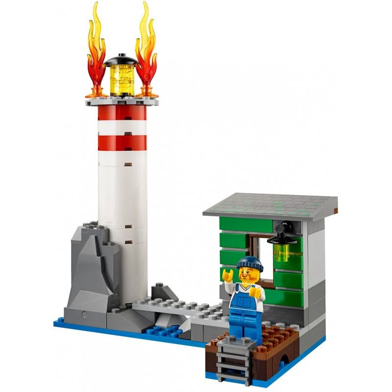 Middelhavet Holde Dum Lego City Brandmænd: Brandbåd 60109